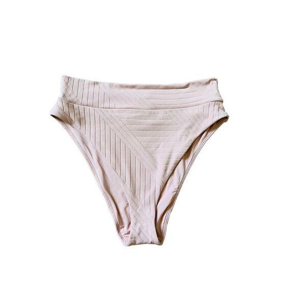 NWT Aerie Swimsuit Bottom Dusty Pink sz XL High Cut - Picture 1 of 8